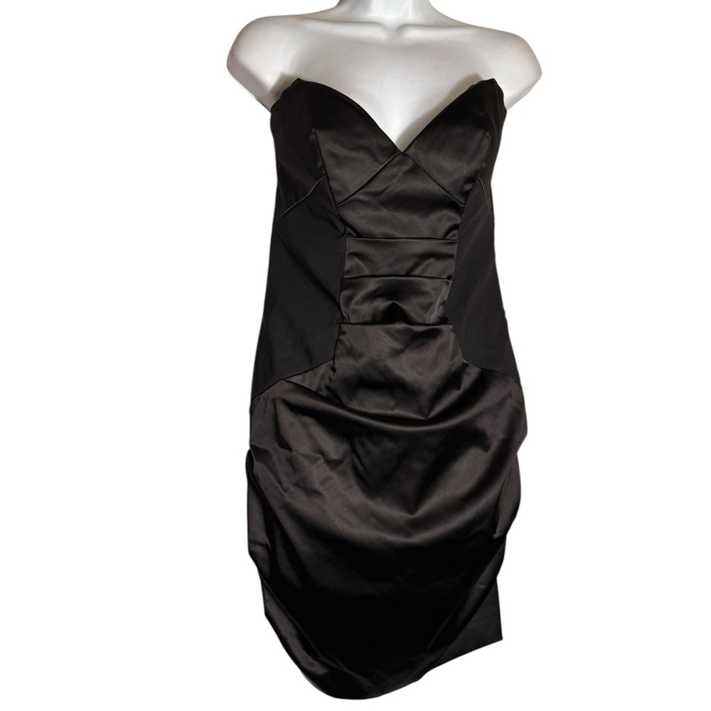 NWT Nicole Miller Dress Size 10 Elegant Black‎ Strapless Dress PERFECT!!🖤🖤